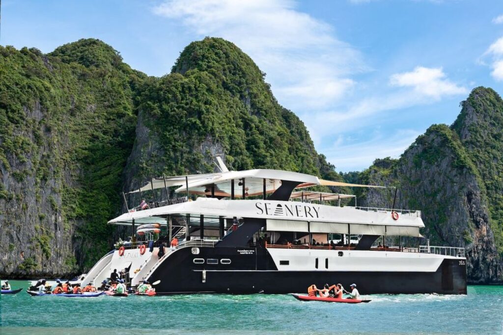 luxury boat to james bond island