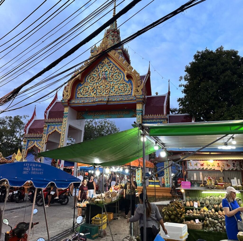 famous night market in Phuket